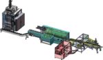 Automatic Multi-lane Stick Sachet Packaging Machine with Cartoon & Case System