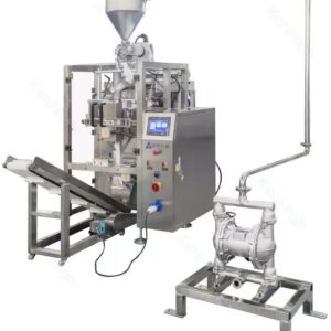 liquid paste packing machine, VFFS liquid packaging, auger filler