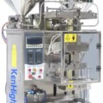 Máquina envasadora vertical de formado, llenado y sellado (VFFS) de sobres de doble material
