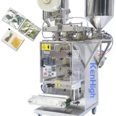 VFFS packing machine, double material packaging, vertical form fill seal