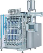 Multilane back side seal & round corner liquid/paste Packing Machine