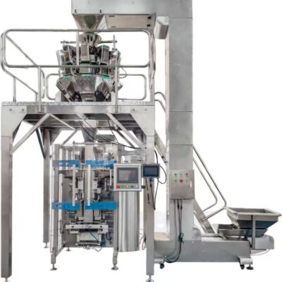 quad seal bag packaging, stand up bag machine, vertical packaging
