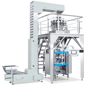 quad seal bag packaging, stand up bag machine, vertical packaging